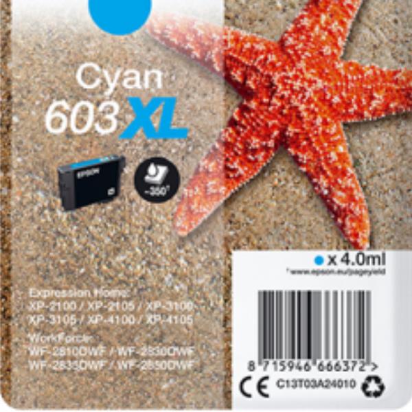Epson Cian 603xl Estrella De Mar